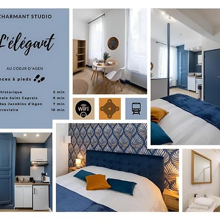 L'Elegant, Charmant Studio Hyper Centre Gare 800M Agen Exterior foto
